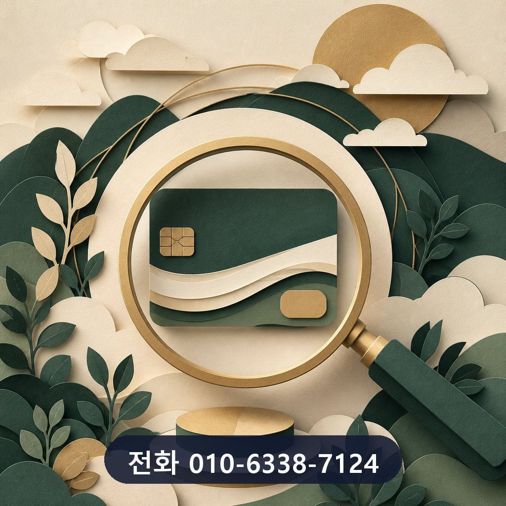 신용카드 한도 현금화 한도 확인 이미지